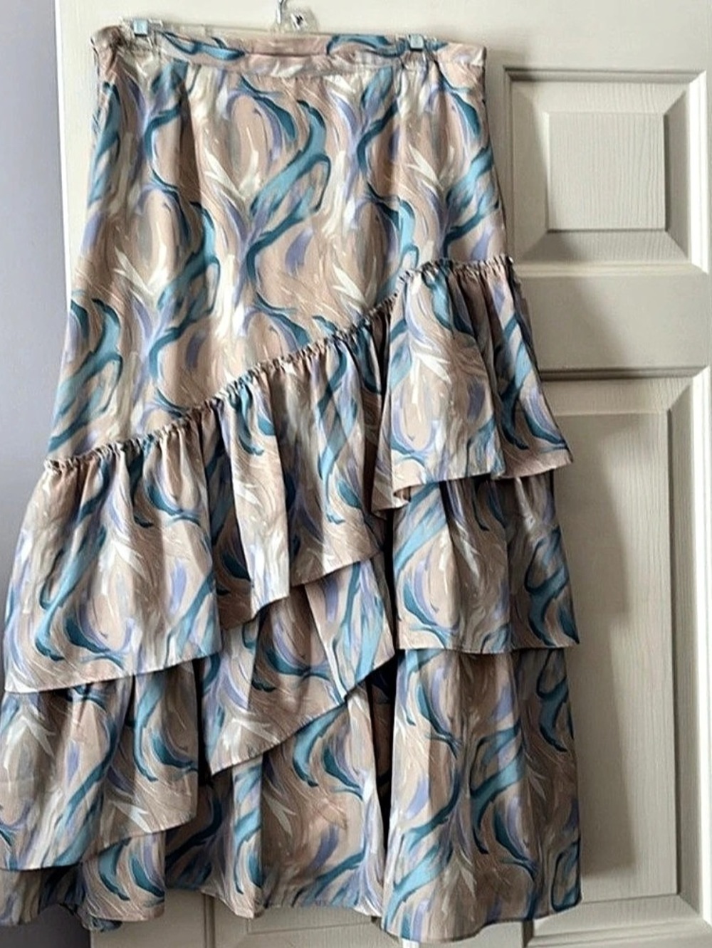 Ruffled Tiered Maxi Skirt